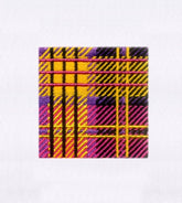 Multicolored Plaid Pattern Embroidery Design