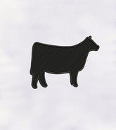 Cow Silhouette Embroidery Design