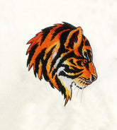 Ferocious Tiger Embroidery Design