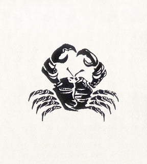 Crab Embroidery Design – Stencil Art Sea Animal Machine Embroidery File
