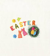 Enticing Bunny Rabbits & Easter Eggs Embroidery Design
