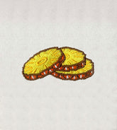 Pineapple Slices Embroidery Design