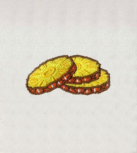 Pineapple Slices Embroidery Design