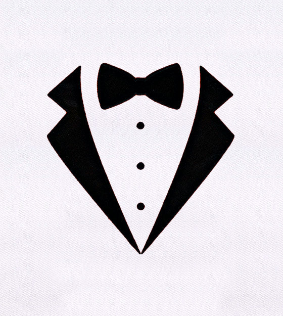 Tuxedo Suit & Bow Tie Embroidery Design