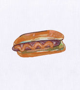 Hot Dog Embroidery Design – Fast