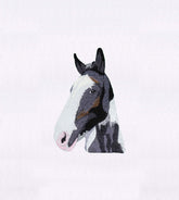 Realistic Horse Head Embroidery Design