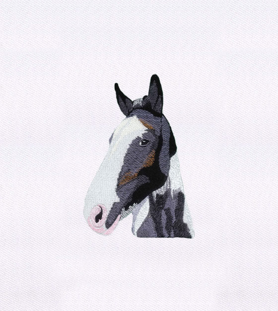 Realistic Horse Head Embroidery Design