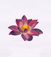 Lotus Flower Embroidery Design – Elegant