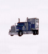 Semi-Truck Embroidery Design