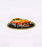 Vintage Car Embroidery Design