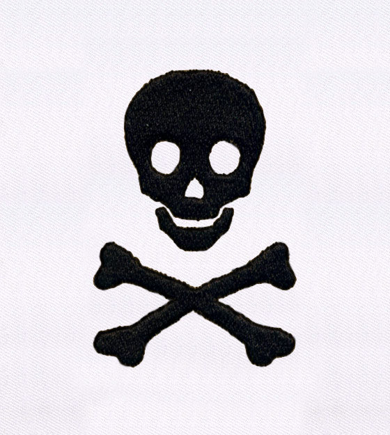 Skull & Crossbones Embroidery Design – Pirate