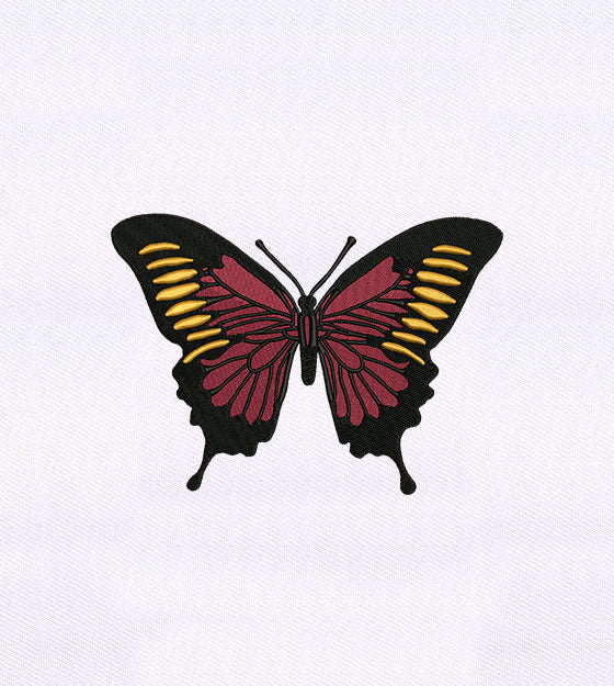 Elegant Butterfly Machine Embroidery File