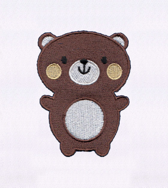 Cute Teddy Bear Embroidery Design