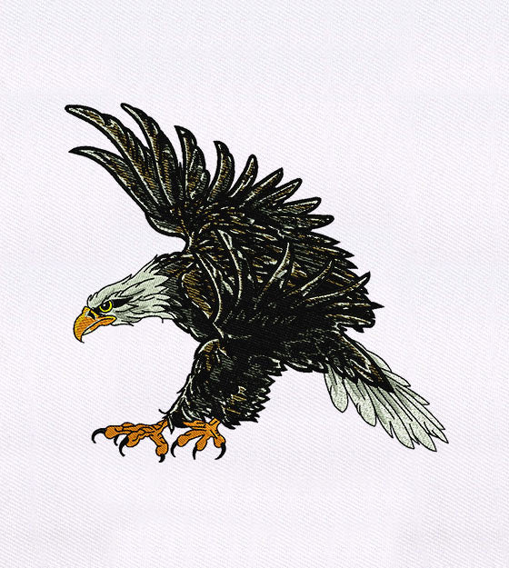 Bald Eagle Embroidery Design