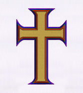 Religious Cross Machine Embroidery File