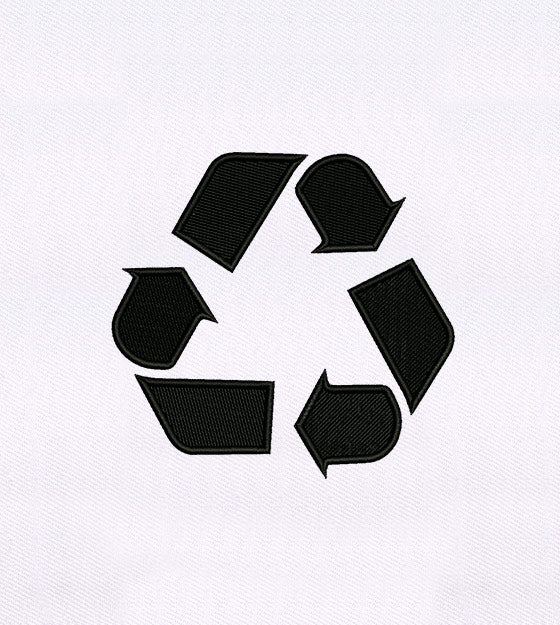 Recycling Symbol Embroidery Design