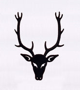 Deer Head Silhouette Embroidery Design