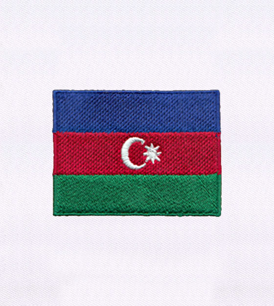 Azerbaijan Flag Embroidery Design