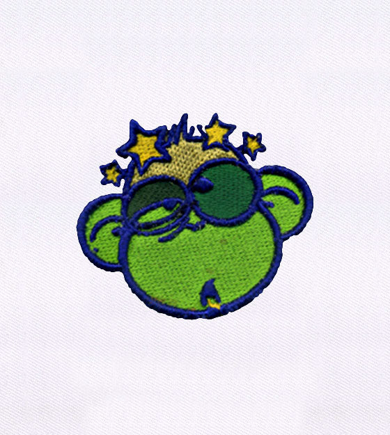 Dizzy Monkey Embroidery Design