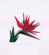 Bird of Paradise Flower Embroidery Design