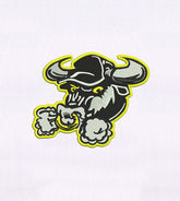 Fierce Horn Bull Embroidery Design