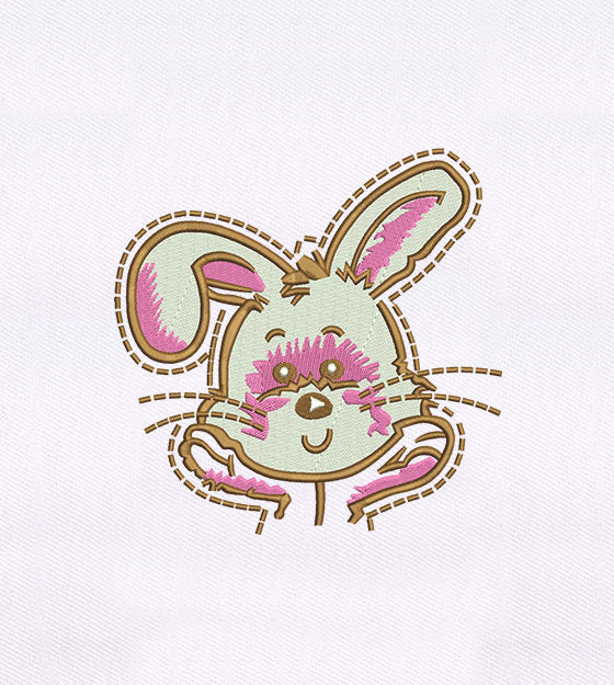 Cute Bunny Embroidery Design