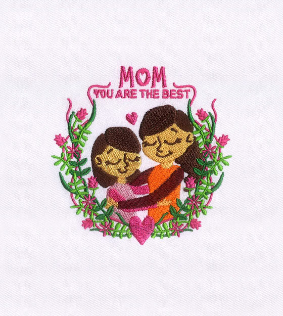 Mom You Are the Best Embroidery Design