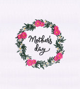 Mother’s Day Floral Wreath Embroidery Design