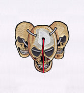 Three Skull Embroidery Design