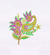 Floral Paisley Embroidery Design