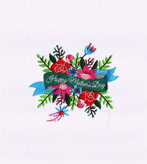 Happy Mother’s Day Floral Embroidery Design – Flower