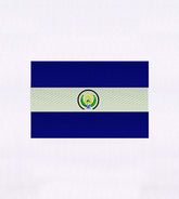 El Salvador Flag Embroidery Design