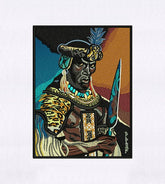 African Warrior Embroidery Design