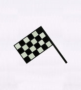 Checkered Racing Flag Embroidery Design