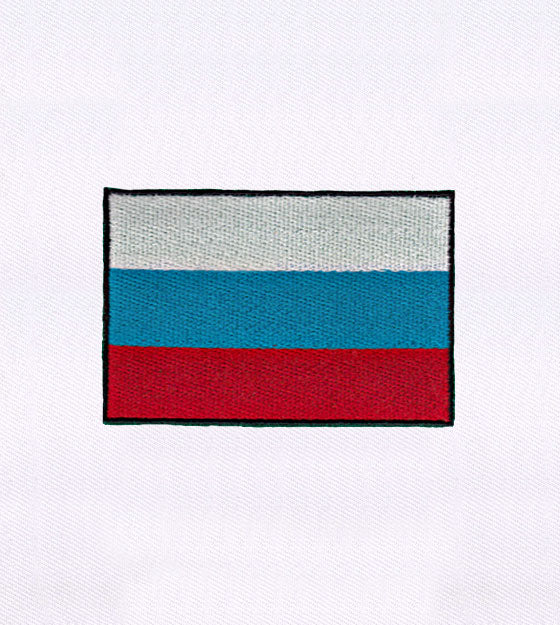 Russia Flag Embroidery Design