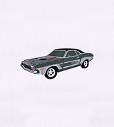 Classic Muscle Car Embroidery Design