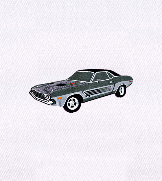 Classic Muscle Car Embroidery Design