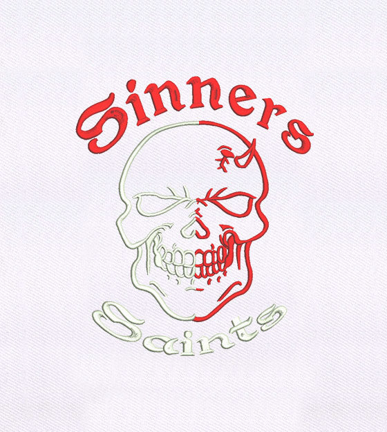 Sinners & Saints Skull Embroidery Design
