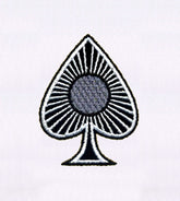 Spade Symbol Embroidery Design