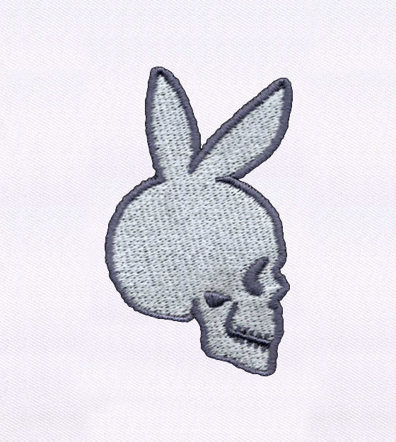 Skull Bunny Embroidery Design