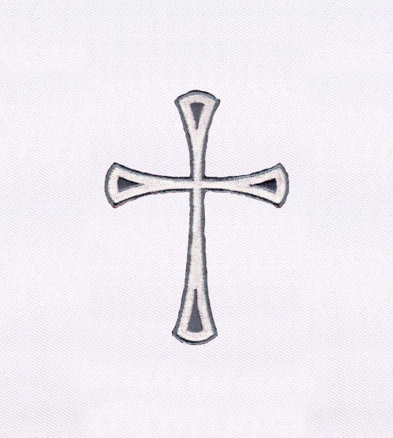 Elegant Christian Cross Embroidery Design