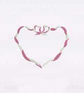 Ribbon Heart Embroidery Design