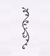 Elegant Swirl Border Embroidery Design