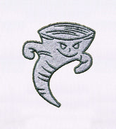 Tornado Mascot Embroidery Design