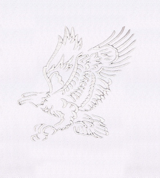 Elegant Eagle Outline Embroidery Design