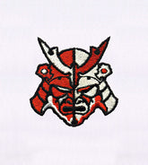 Half-Face Samurai Mask Embroidery Design