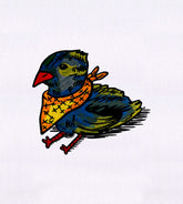 Bandana Bird Embroidery Design