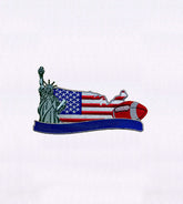 USA Football & Liberty Embroidery Design