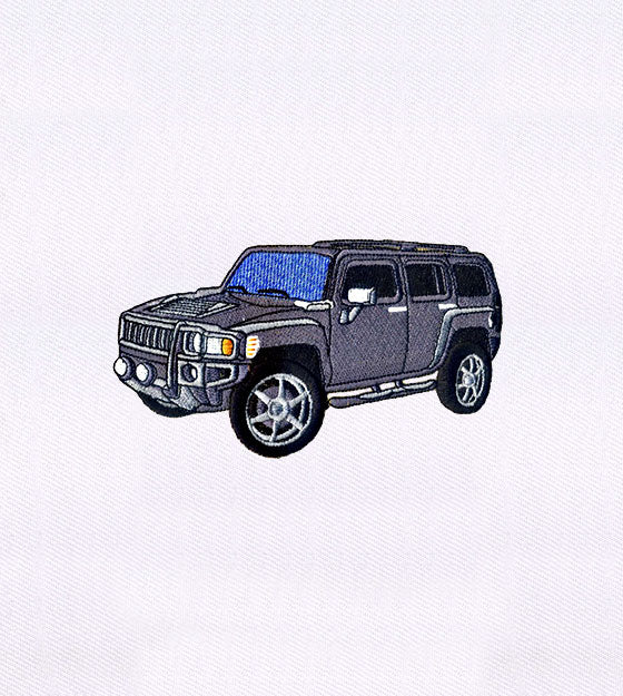Hummer SUV Embroidery Design