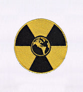Radioactive Warning Nuclear Logo Embroidery Design